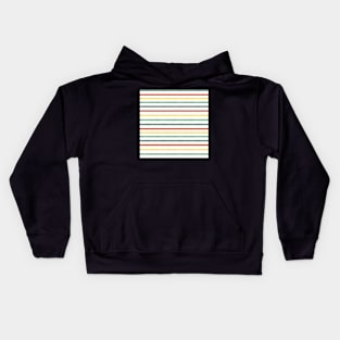 Watercolour Stripes Christmas Kids Hoodie